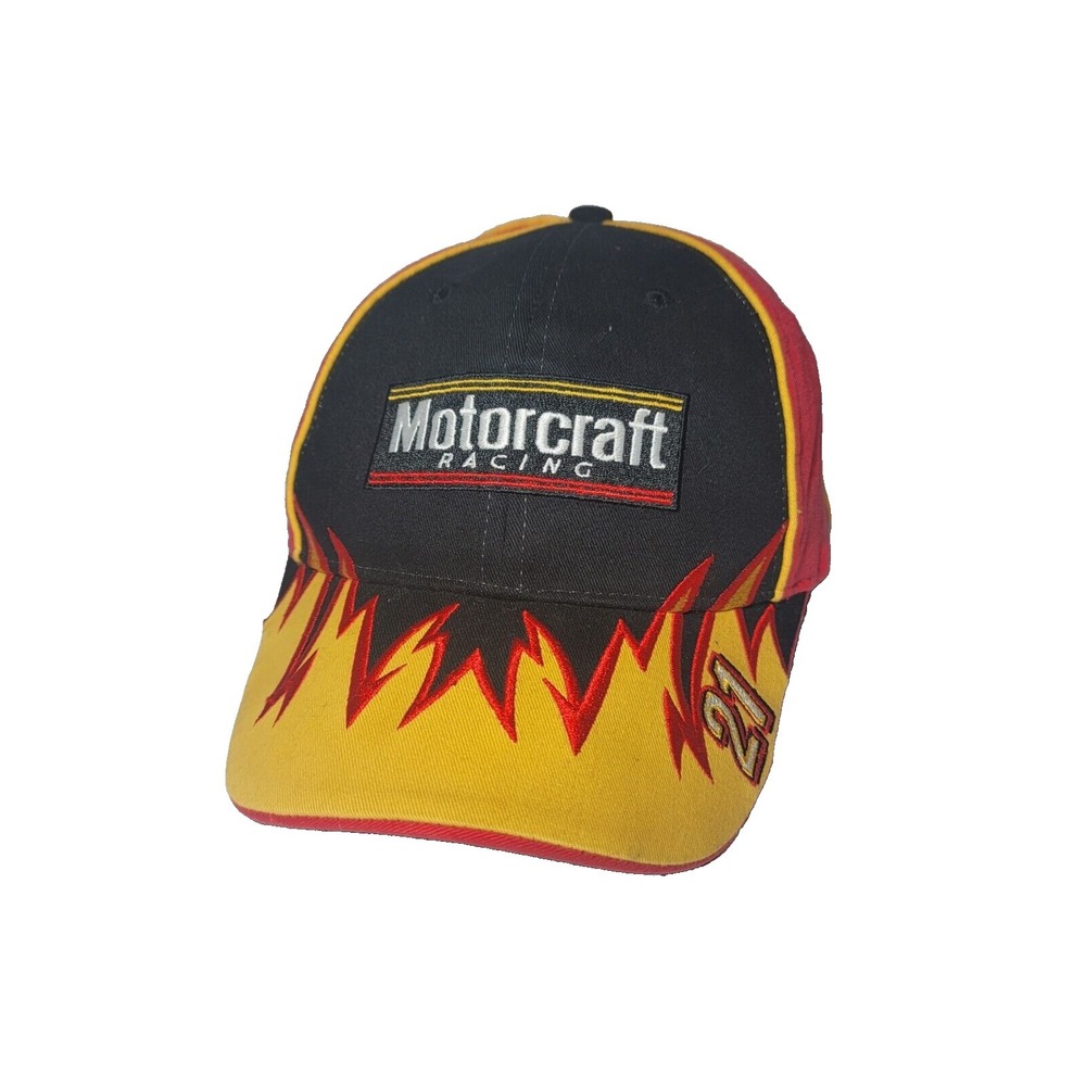 Vintage Motorcraft Ricky Rudd Adjustable‎ Baseball Cap Multicolor